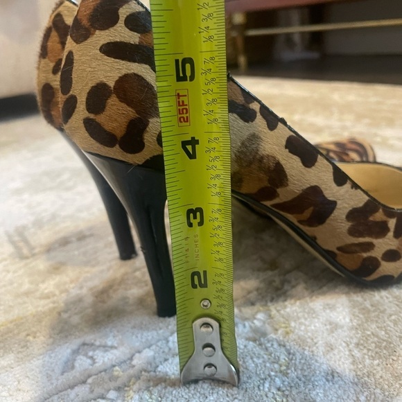 Max Studio Calf Leather Animal Print Pumps - Picture 6 of 8